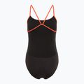 Costume intero donna TYR Hexa Cutoutfit nero/arancione 3