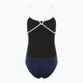 Costume intero donna TYR Hexa Cutoutfit navy/bianco 2