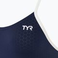 Costume intero donna TYR Hexa Cutoutfit navy/bianco 3