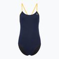 Costume intero donna TYR Hexa Cutoutfit navy/oro