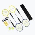 Dunlop Nitro-Star SSX 1.0 4 giocatori badminton set blu/giallo 13015340