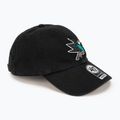 47 Marca NHL San Jose Sharks CLEAN UP berretto da baseball nero