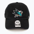 47 Marca NHL San Jose Sharks CLEAN UP berretto da baseball nero 4
