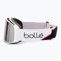 Occhiali da sci Bollé Nevada race bianco opaco/nero cromato 4