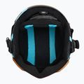 Casco da sci per bambini Bollé Quiz Visor Jr nero/blu opaco/arancio pistola 5