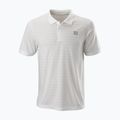 Maglietta da tennis da uomo Wilson Stripe Polo bianco WRA789703