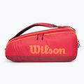 Borsa da tennis Wilson Tour 12 Pack maroon WR8011202001