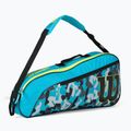 Borsa da tennis per bambini Wilson Junior Racketbag blu WR8017801001