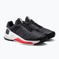 Scarpe da tennis Wilson Rush Pro 4.0 Clay uomo nero WRS329440 5