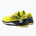 Scarpe da tennis Wilson Rush Pro 4.0 Clay da uomo nero e giallo WRS329450 3