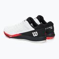 Scarpe da tennis da uomo Wilson Rush Pro Ace bianco/rosso/poppy red 3
