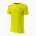 Maglietta da tennis da uomo Wilson KAOS Rapide SMLS Crew II giallo WRA813805