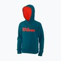 Felpa con cappuccio Wilson Tennis Script Cotton PO da bambino blu WRA769219 5