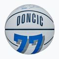 Pallacanestro da bambino Wilson NBA Player Icon Mini Luka bianco taglia 3 2