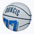Pallacanestro da bambino Wilson NBA Player Icon Mini Luka bianco taglia 3 4
