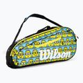 Borsa da tennis Wilson Minions 2.0 Team 3 Pack per bambini blu/giallo WR8020301001