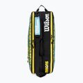 Borsa da tennis per bambini Wilson Minions 2.0 Team 6 Pack blu giallo nero 5