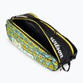 Borsa da tennis per bambini Wilson Minions 2.0 Team 6 Pack blu giallo nero 6