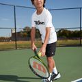 Racchetta da tennis per bambini Wilson Blade Feel Comp 25 verde WR125310U 14