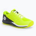 Scarpe da tennis Wilson Rush Pro Ace Safety Jr bambino nero e giallo WRS331140