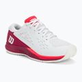 Scarpe da tennis Wilson Rush Pro Ace JR da bambino bianco/rosso barbabietola/rosa diva