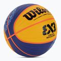 Wilson Fiba 3X3 Replica Parigi 2004 basket blu/giallo taglia 6 2