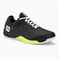 Scarpe da tennis da uomo Wilson Rush Pro 4.0 Clay nero/bianco/giallo sicurezza