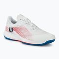 Scarpe da tennis da uomo Wilson Kaos Swift 1.5 Clay bianco/deja vu blu/wilson rosso