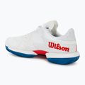 Scarpe da tennis da uomo Wilson Kaos Swift 1.5 Clay bianco/deja vu blu/wilson rosso 3