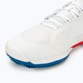 Scarpe da tennis da uomo Wilson Kaos Swift 1.5 Clay bianco/deja vu blu/wilson rosso 7