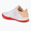 Scarpe da tennis da donna Wilson Kaos Stroke 2.0 bianco/peach perfait/infrarossi 3