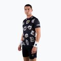 Camicia da tennis da uomo HYDROGEN Tattoo Tech nero