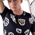 Camicia da tennis da uomo HYDROGEN Tattoo Tech nero 5