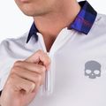 Polo tennis uomo HYDROGEN Tartan Zipped Tech Polo bianco T00518E82 2