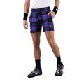 Pantaloncini da tennis da uomo HYDROGEN Tartan Dis. viola