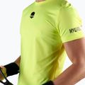 Camicia da tennis HYDROGEN Basic Tech Tee da uomo, giallo fluorescente 3