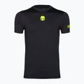 Camicia da tennis HYDROGEN Panther Tech Tee nero/giallo da uomo 5