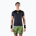 Camicia da tennis HYDROGEN Panther Tech Tee nero/giallo da uomo
