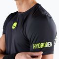 Camicia da tennis HYDROGEN Panther Tech Tee nero/giallo da uomo 3