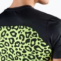 Camicia da tennis HYDROGEN Panther Tech Tee nero/giallo da uomo 4