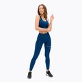 Leggings da allenamento donna Gym Glamour Push Up blu classico 2