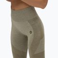 Leggings da allenamento donna Gym Glamour Fusion kaki 4