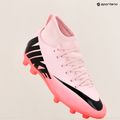 Nike Mercurial Superfly 9 Club FG/MG Junior rosa schiuma/nero scarpe da calcio per bambini 9