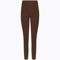 Leggings allenamento donna Gym Glamour Push Up cioccolato 2