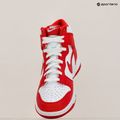 Scarpe Nike Dunk High bianco/università rosso 9