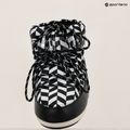 Donna Moon Boot Icon Low Optical nero/bianco stivali da neve 11