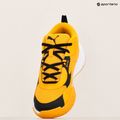 PUMA Playmaker Pro JR scarpe da basket per bambini yellow sizzle/puma blackl 16