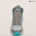 Scarpe da trekking da uomo HOKA Trail Code GTX grigio galattico/acqua elettrica 15
