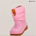 Crocs Classic Neo Puff Boot Toddler rosa tweed/gum stivali da neve per bambini 9