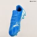PUMA Future 7 Play FG/AG Jr bambini scarpe da calcio hyperlink blu / menta / puma bianco 16